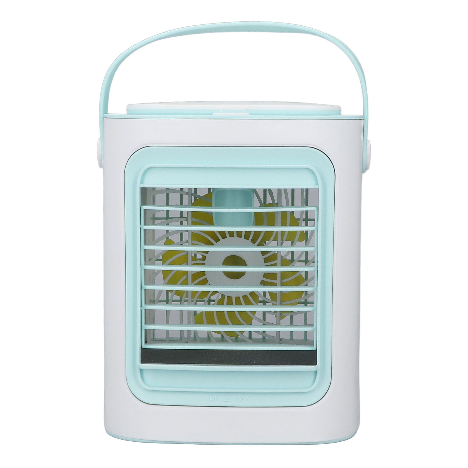 Table Air Cooler Humidification 3 Gear Adjustable Portable Strong Wind USB Port Charging Air Conditioner Fan for Home — image 4