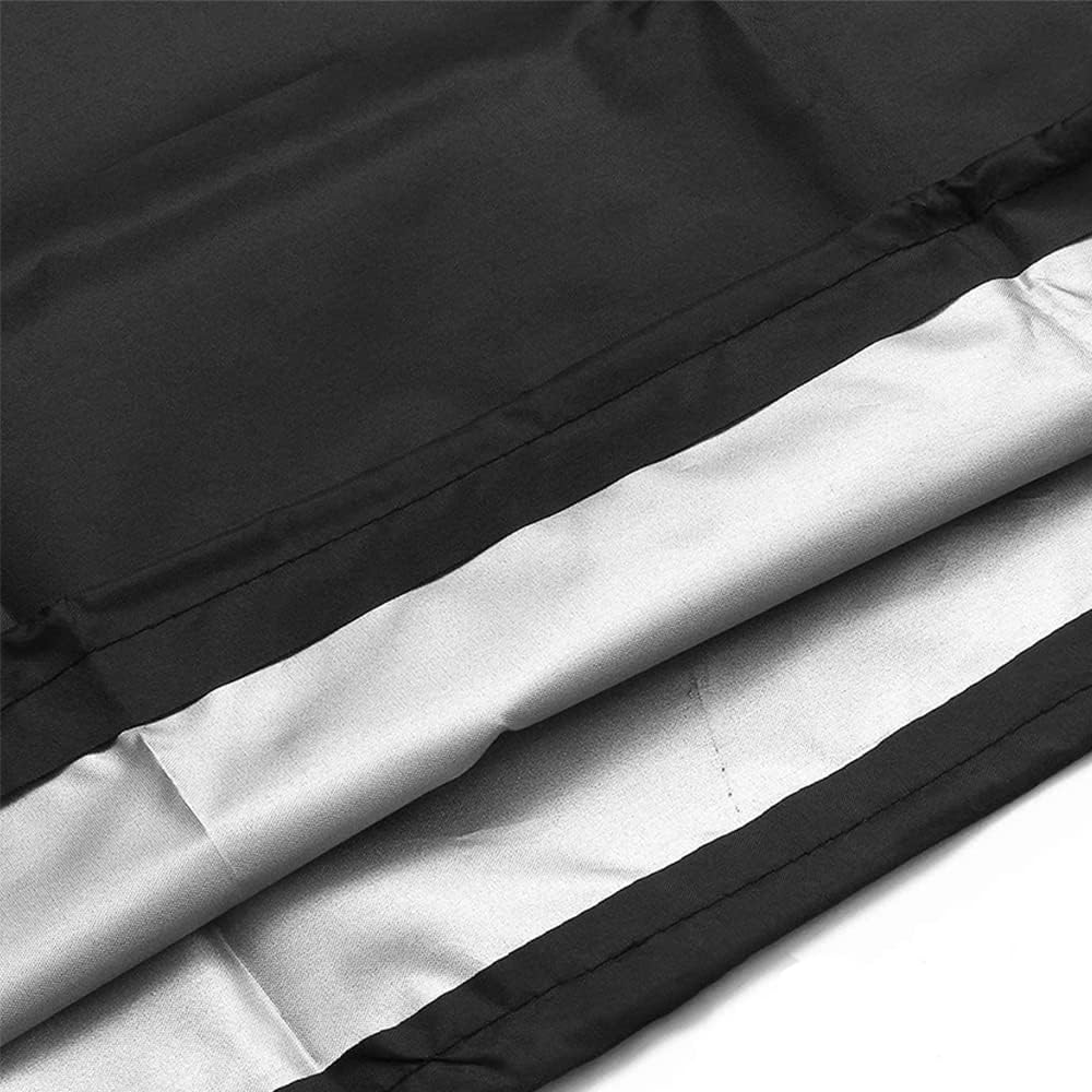 Boat Seat Cover Outdoor Waterproof Captain's Chair Seats Covers Dustproof Pedestal Pontoon Captain Bench for Helm Protector 1pcs Black 25.6 × 25.6 × 47 in — image 3