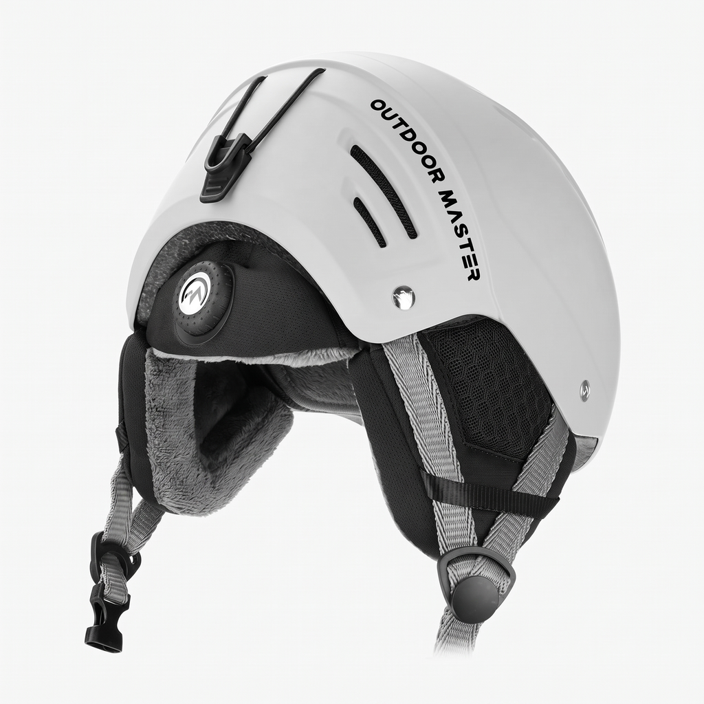 OutdoorMaster Kelvin II Ski Helmet - Snow Sport Helmet Snowboard Helmet for Men Women & Youth White L — image 2