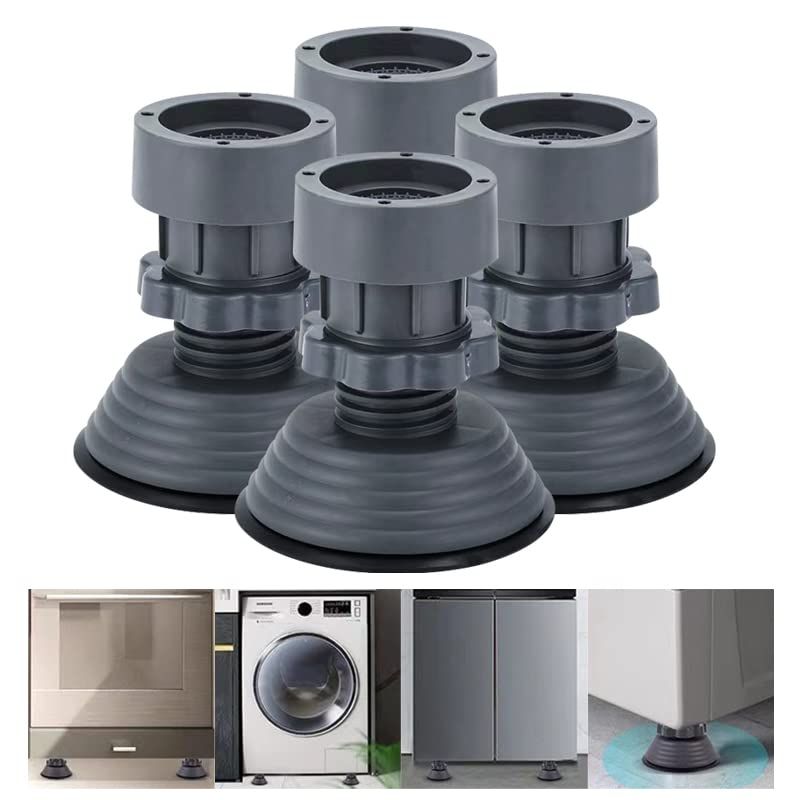 Anti Vibration Pads, Washer & Dryer Shock and Noise Cancelling Washing Machine Foot Pads, Washing Machine Stabilizer Supp
