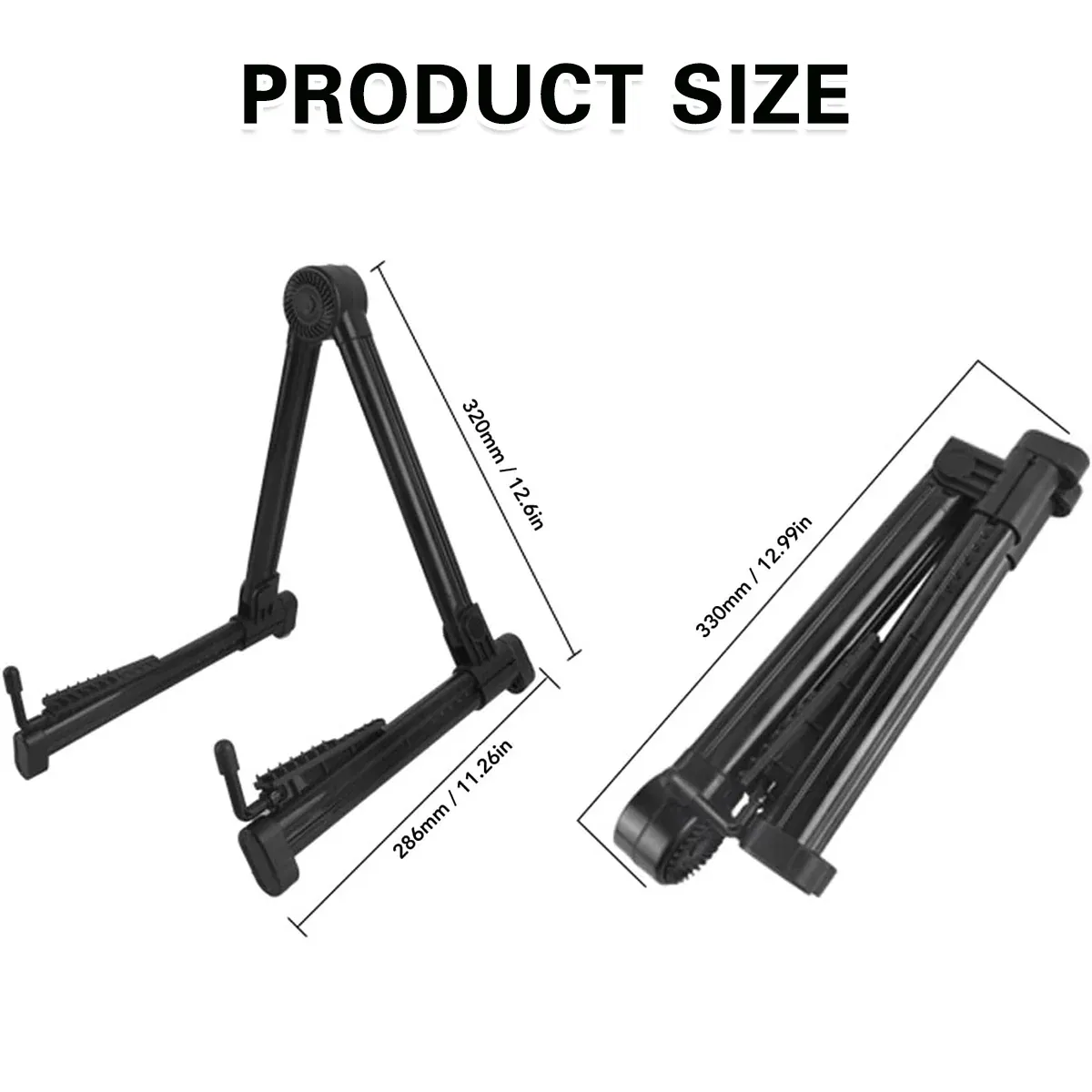 Folding Guitar Stand Pedestal Bracket Guitar Stand Floor Stand Portable Stand — image 3