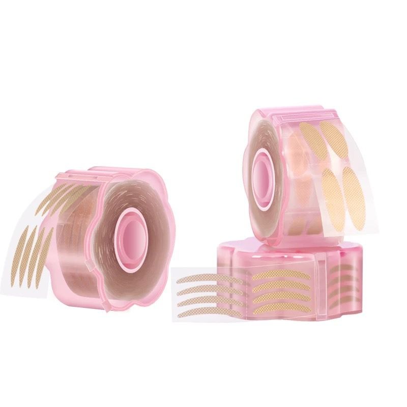 1800PCS Beige Three Different Shape Double Eyelid Tape Tool Invisible Beauty Double Eyelid Tape Stickers Makeup Breathable Big Eye