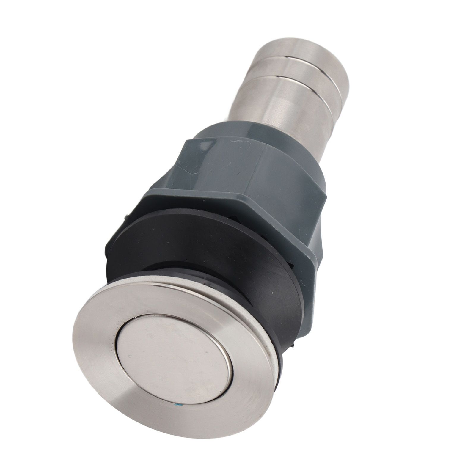 No Glue Stainless Steel Basin Drain Sink Drain Stopper NonOverflow Bathroom Hardware — image 5