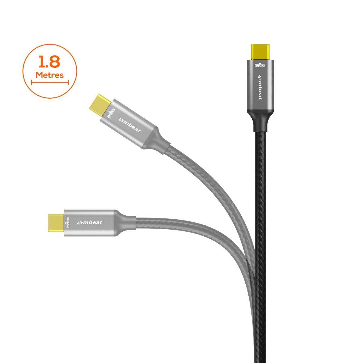 mbeat Tough Link 8K 1.8m USB-C to DisplayPort Cable — image 5