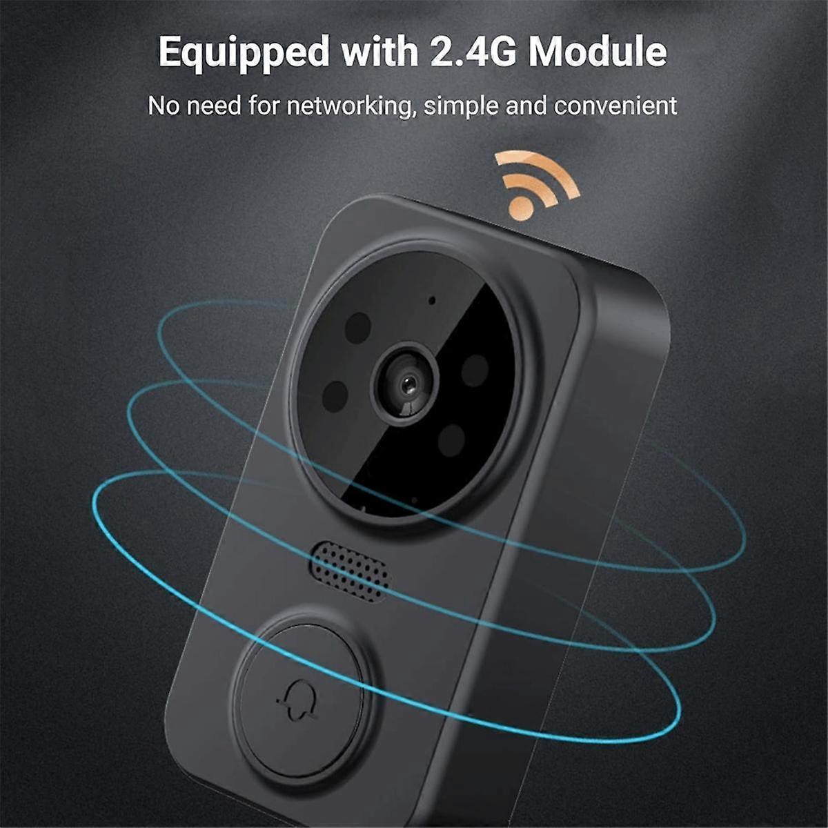 1080P Video Doorbell, Night Vision, USB-C, 2.4GHz WiFi, 2-Way Audio, 256GB — image 5