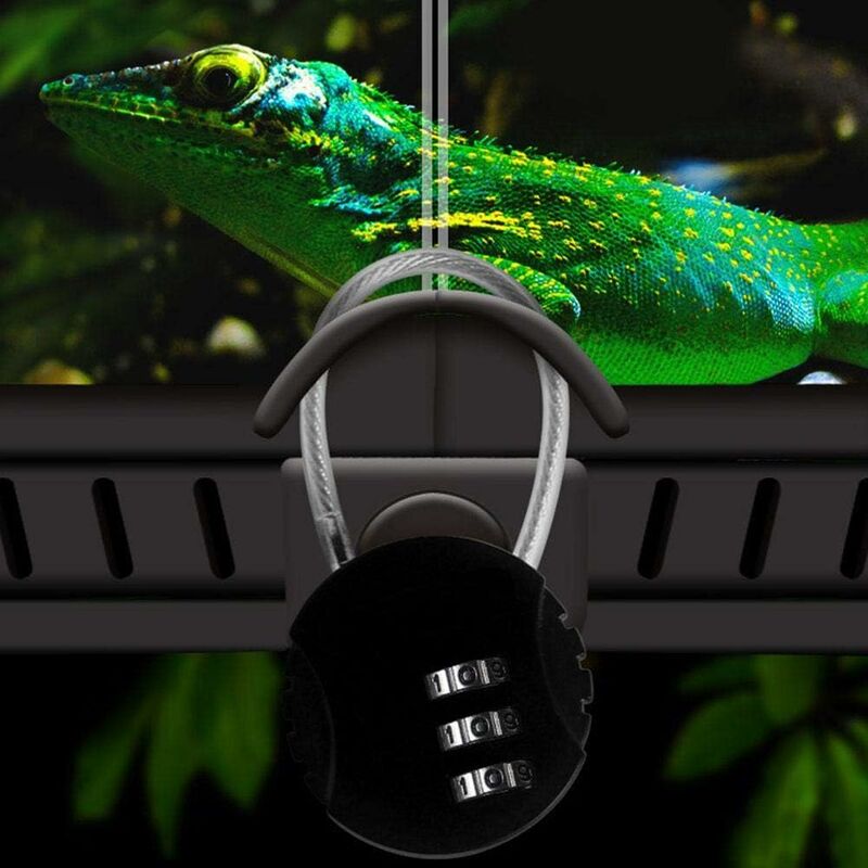 Security Padlock, Combination Lock Code Lock Travel Lock With Steel Cable 3 Digit Luggage Lock For Suitcases And โ image 2