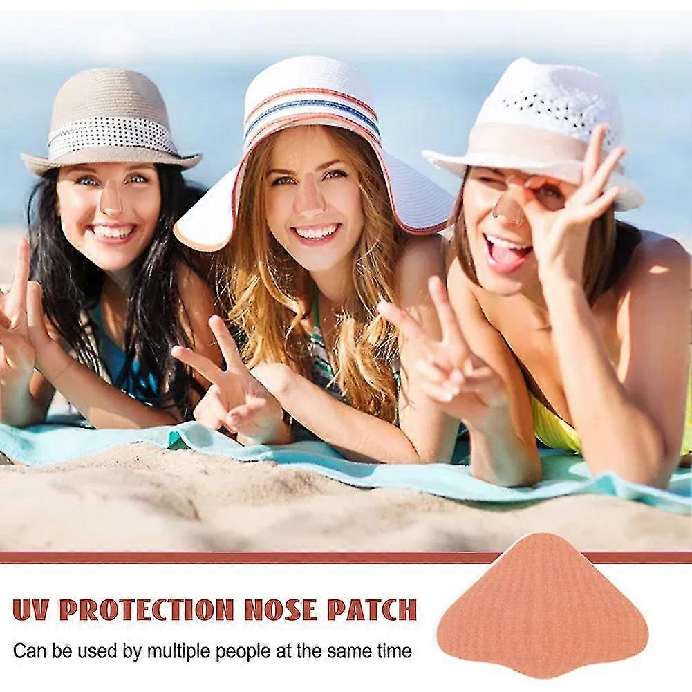 24 pcs Sunscreen Nose Patch UV Protection Nose Cover Sports Outdoor Skin-friendly Sun Nose Sticker โ image 5