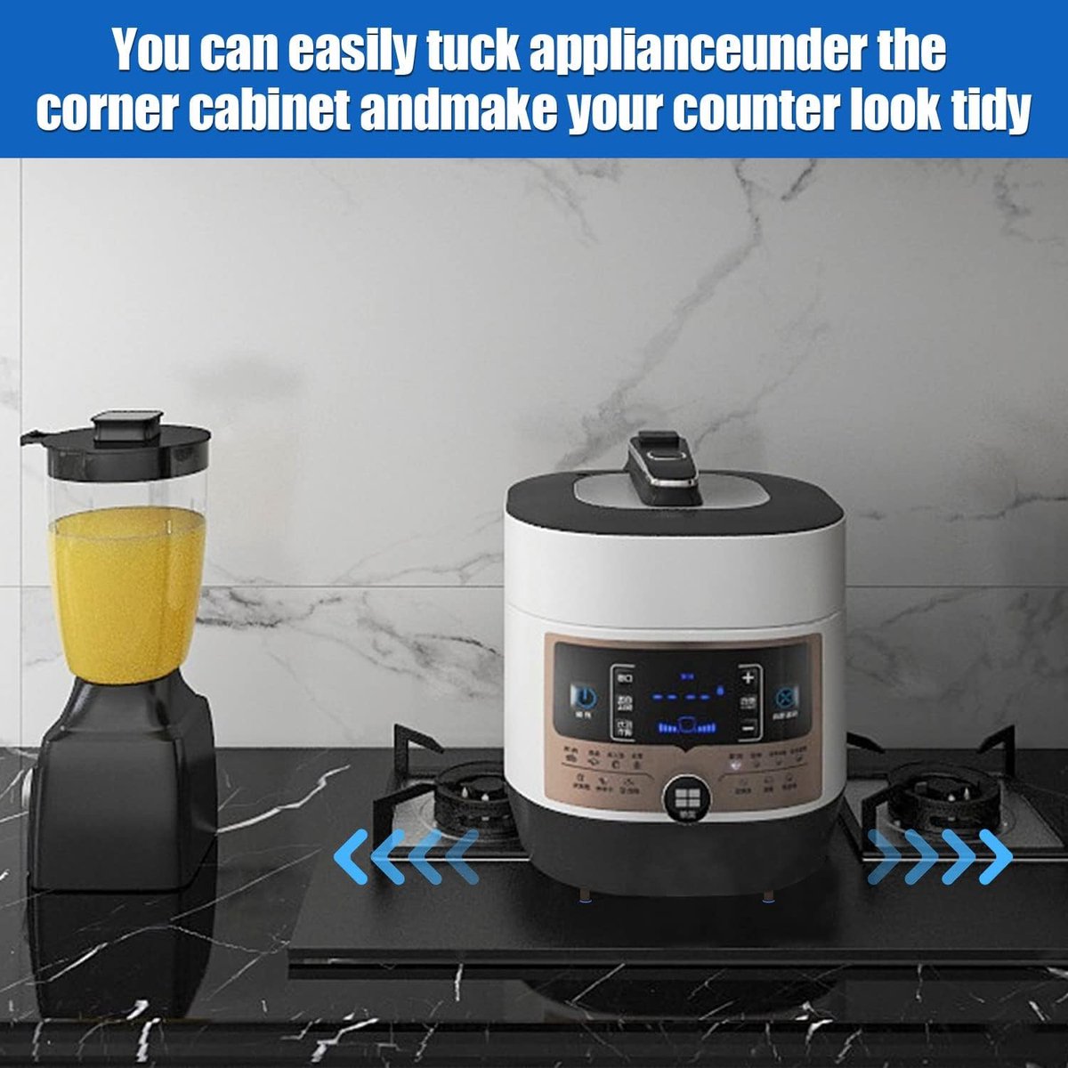 24 Piece Appliance Sliders - Furniture Protection - 19mm - Appliance Slider - Kitchen Appliance Sliders for Countertop Easy to Move and Space-Saving — image 3