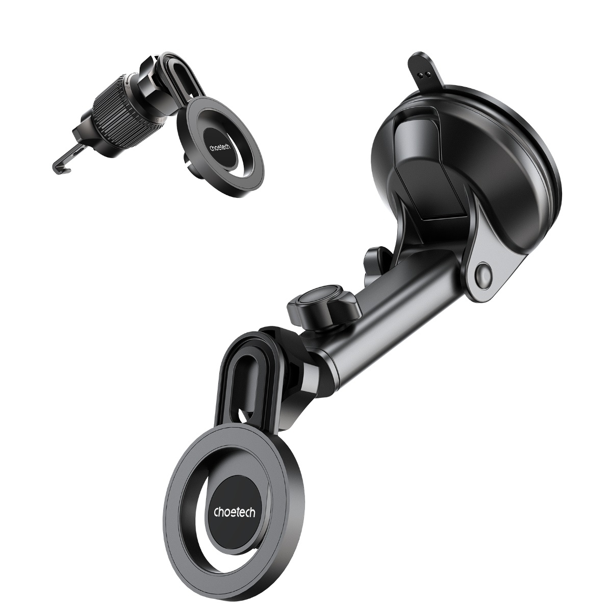 Choetech H01005 Magnetic Car Mount 360-dgree Rotation, Telescopic Arm