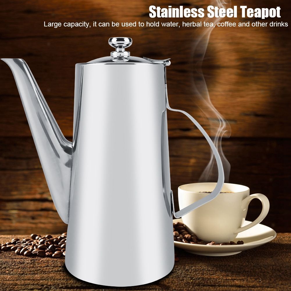 2L Thickened Stainless Steel Teapot Elegant Tea Coffee Water Kettle for Home Restaurant #2 — image 3