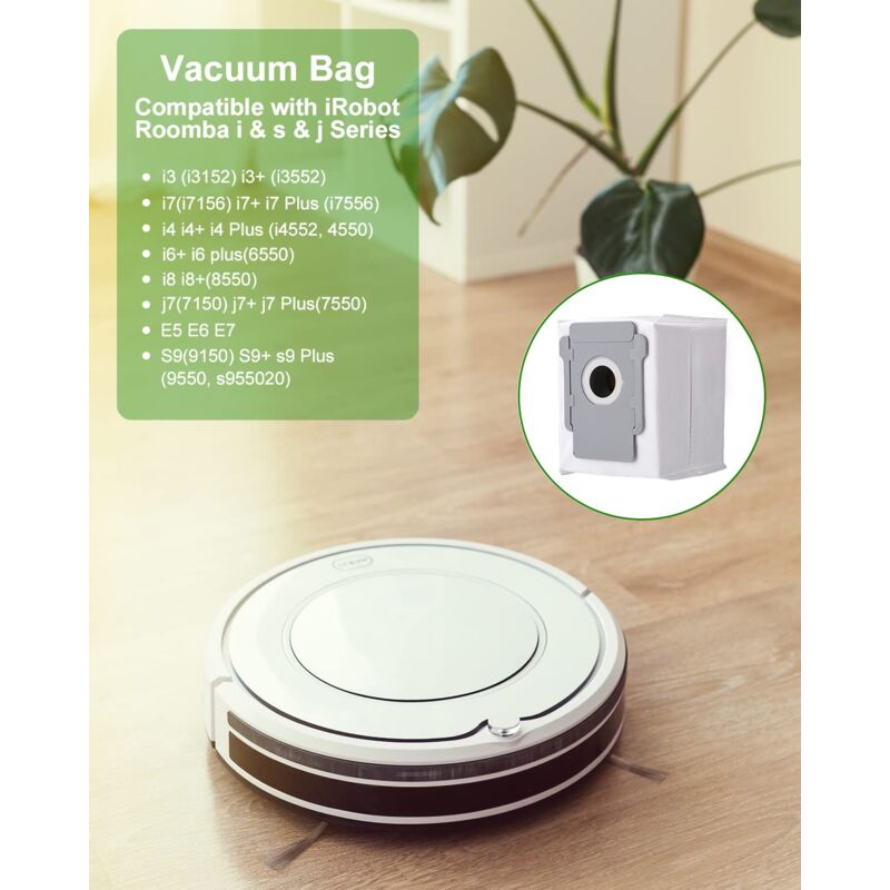 iRobot Roomba i7 i3 i4 i6 j7 i8 S9 E5 E6 E7 Clean Base Vacuum Cleaner Bags, 10-pack — image 5