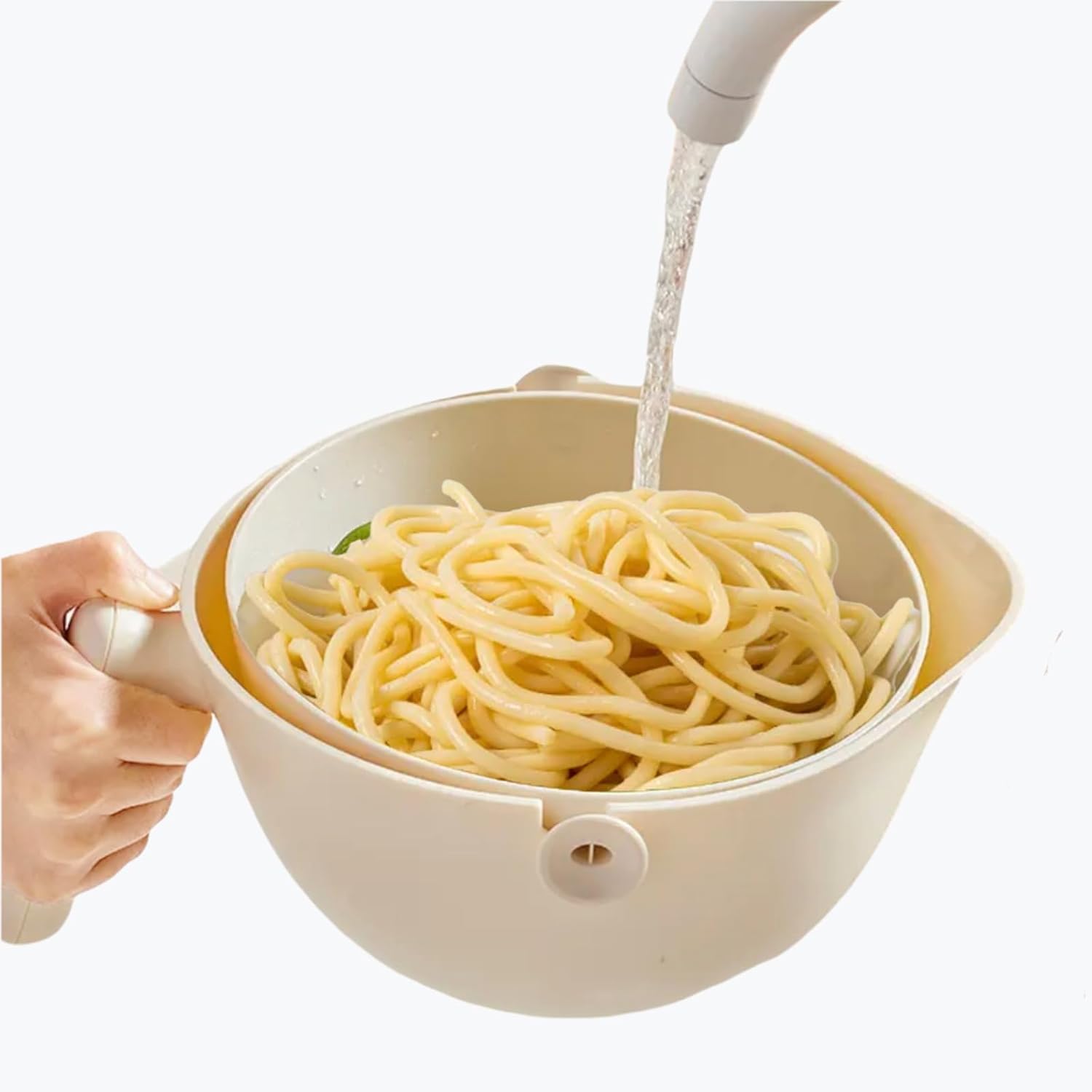 1 Piece White Sink Drain Strainer Food Fruit Vegetable Kitchen Sink Waste Filter — image 2