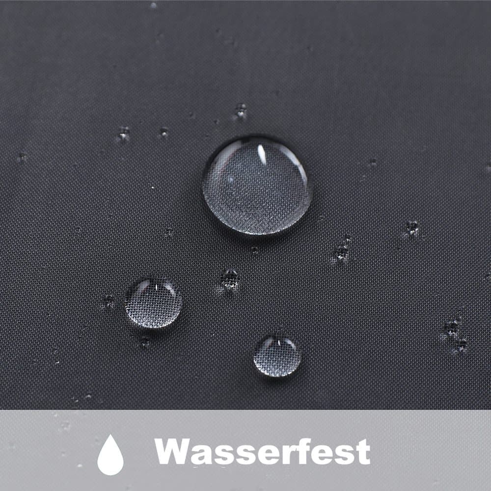 Black Water Resistant Sheer Eyelet Curtains for Outdoor, 132 cm x 274 cm — image 3