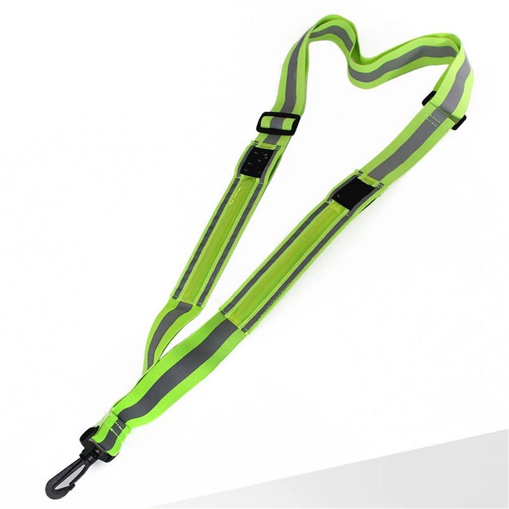 2 pack Reflective Walking Gear, Rechargeable Led Reflective Sash, Adjustable Night Walking Safety Gear, High Visibility Safety Lights for Walking at Night for