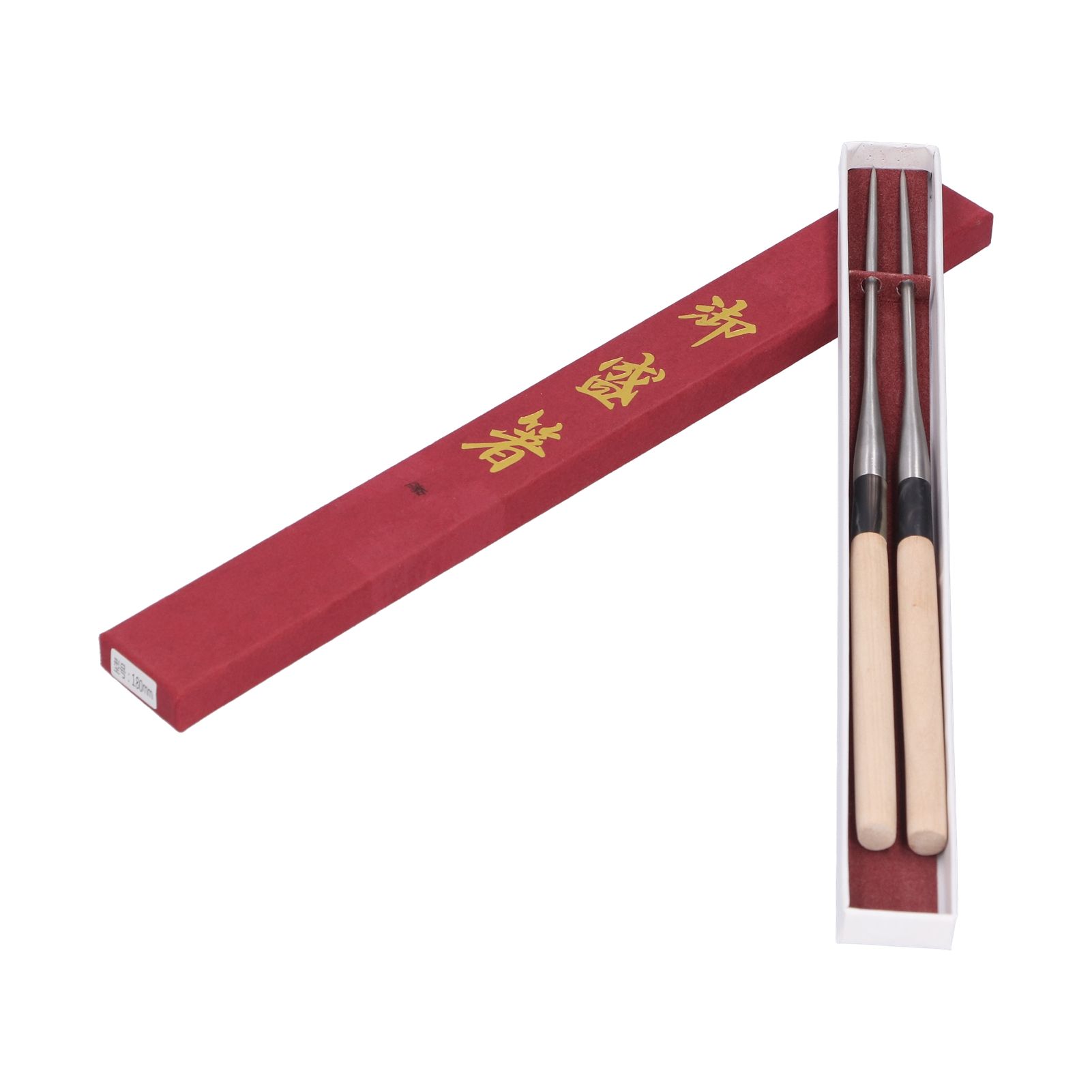 Japanese Sushi Chopsticks with Wood Handle Cooking Chopsticks Tableware Serving Utensils150MM โ image 2