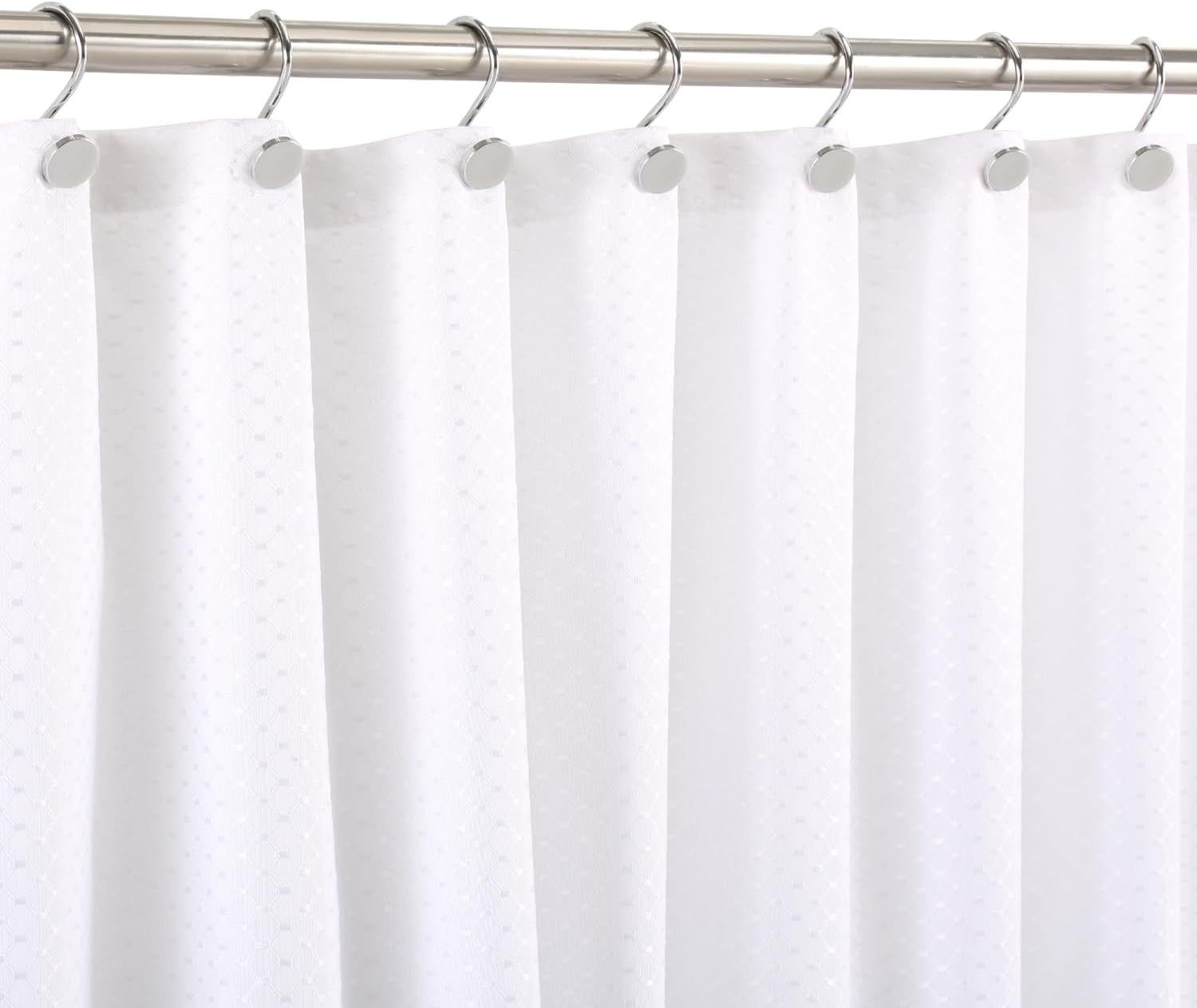 12 Piece Stainless Steel S Shaped Shower Curtain Hooks Silver — image 2