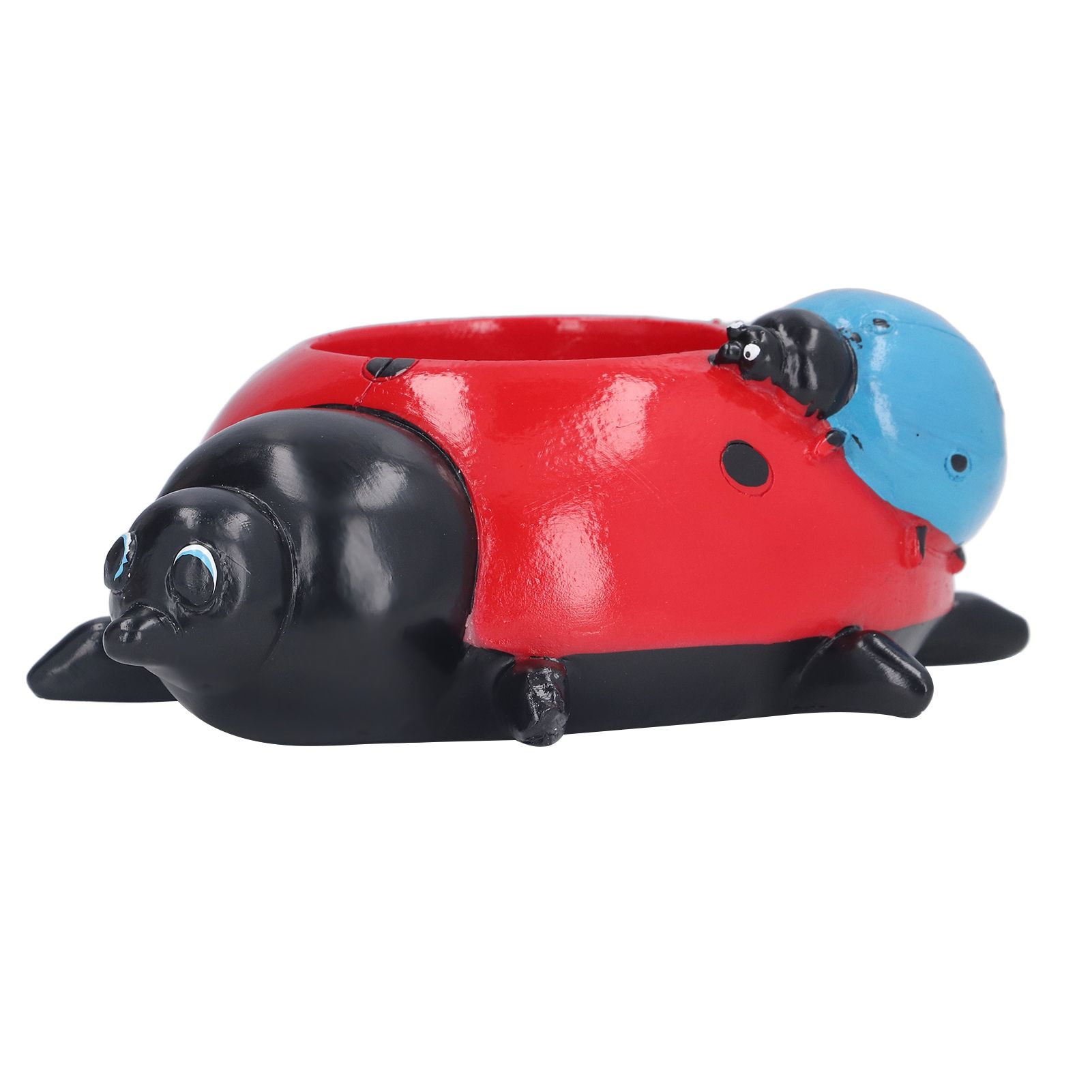 Ladybugs Flower Pot Simulation Cute Resin Animal Succulent Plant Container for Garden Decorations W93 — image 4
