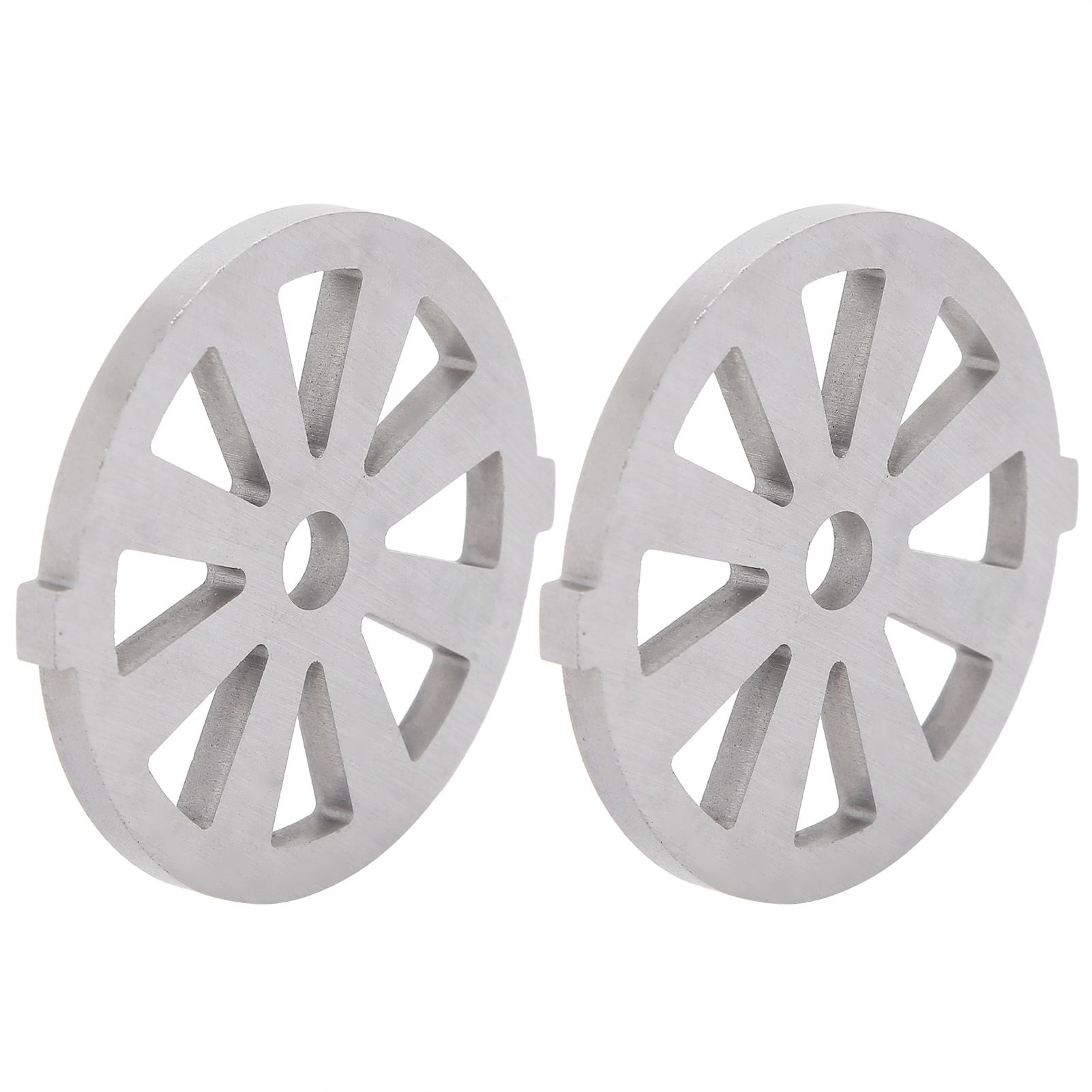2pcs Meat Grinder Blade 304 Stainless Steel Cutting Plate 7mm/0.3in ID for 5#/B Type Meat Grinder(8 Holes Knife Plate ) โ image 4