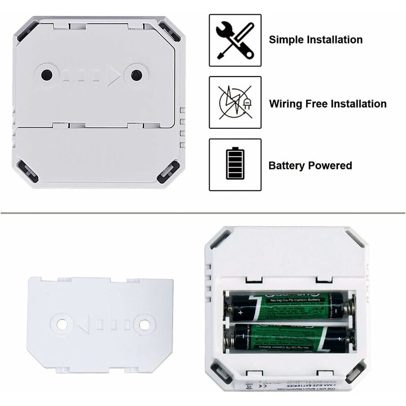 Carbon Monoxide Detector, Ul 2034 Compliant Co Gas Monitor Alarm Detector, Co Sensor With LED Digital Display For Home โ image 4