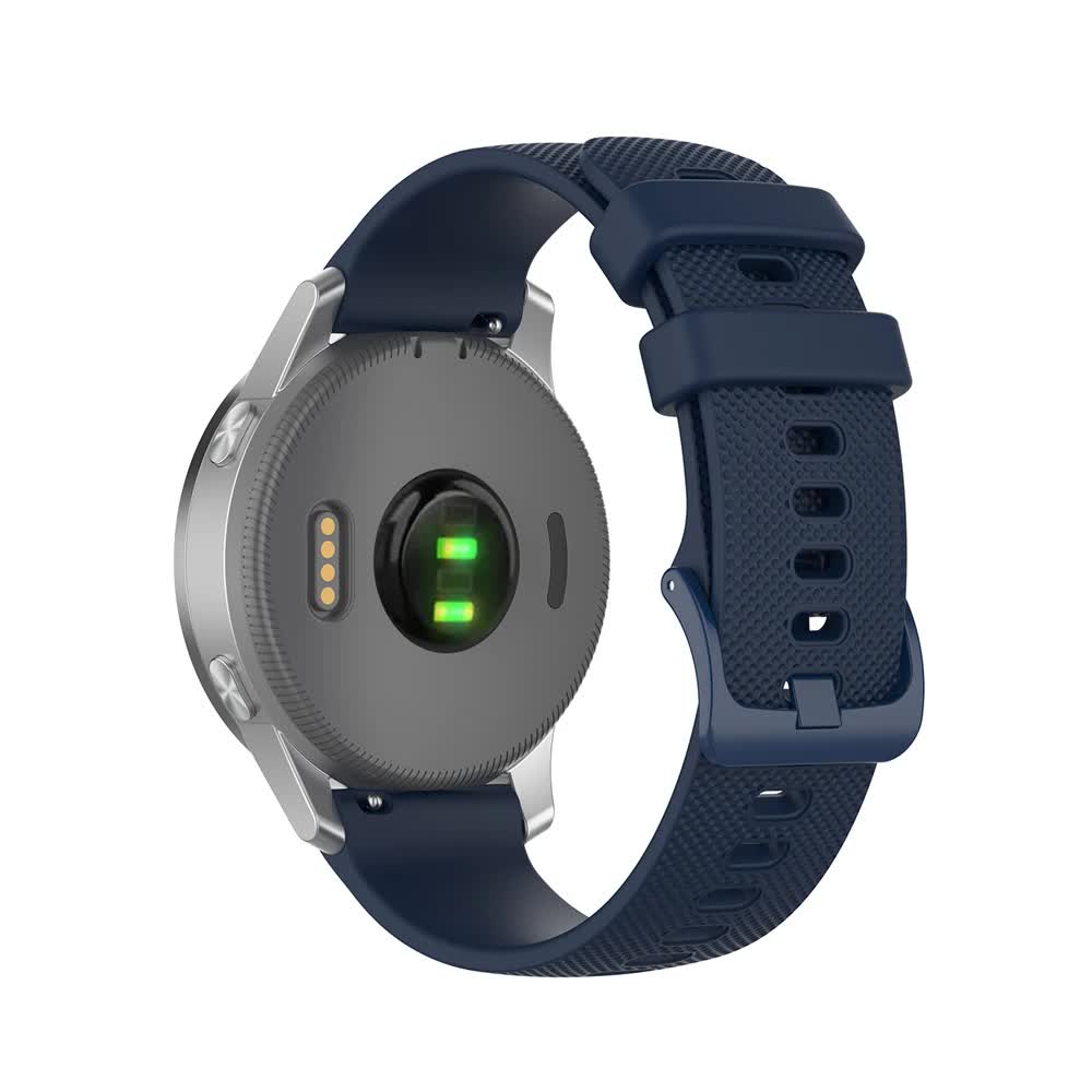 20 22mm Silicone Strap for Garmin Venu 3 Band Forerunner 265 255 245 Music Vivoactive 4 Band for Garmin Venu Sq 2 Plus Bracelet Gray 20mm โ image 6