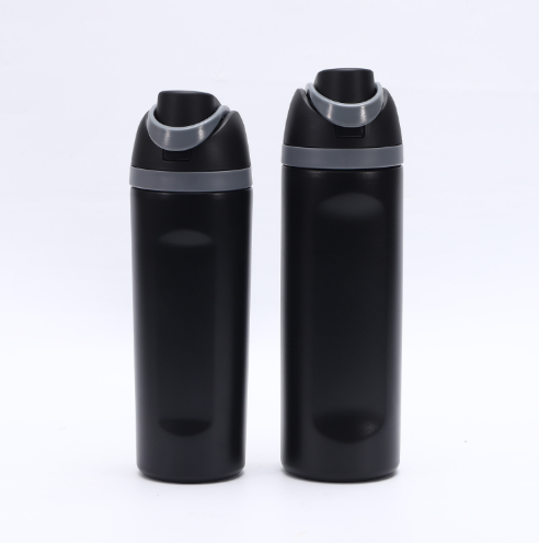 Insulated Stainless Steel Water Bottle with Straw,black & 24 oz, BPA-Free, for Travel, Sports, Outdoors — image 2