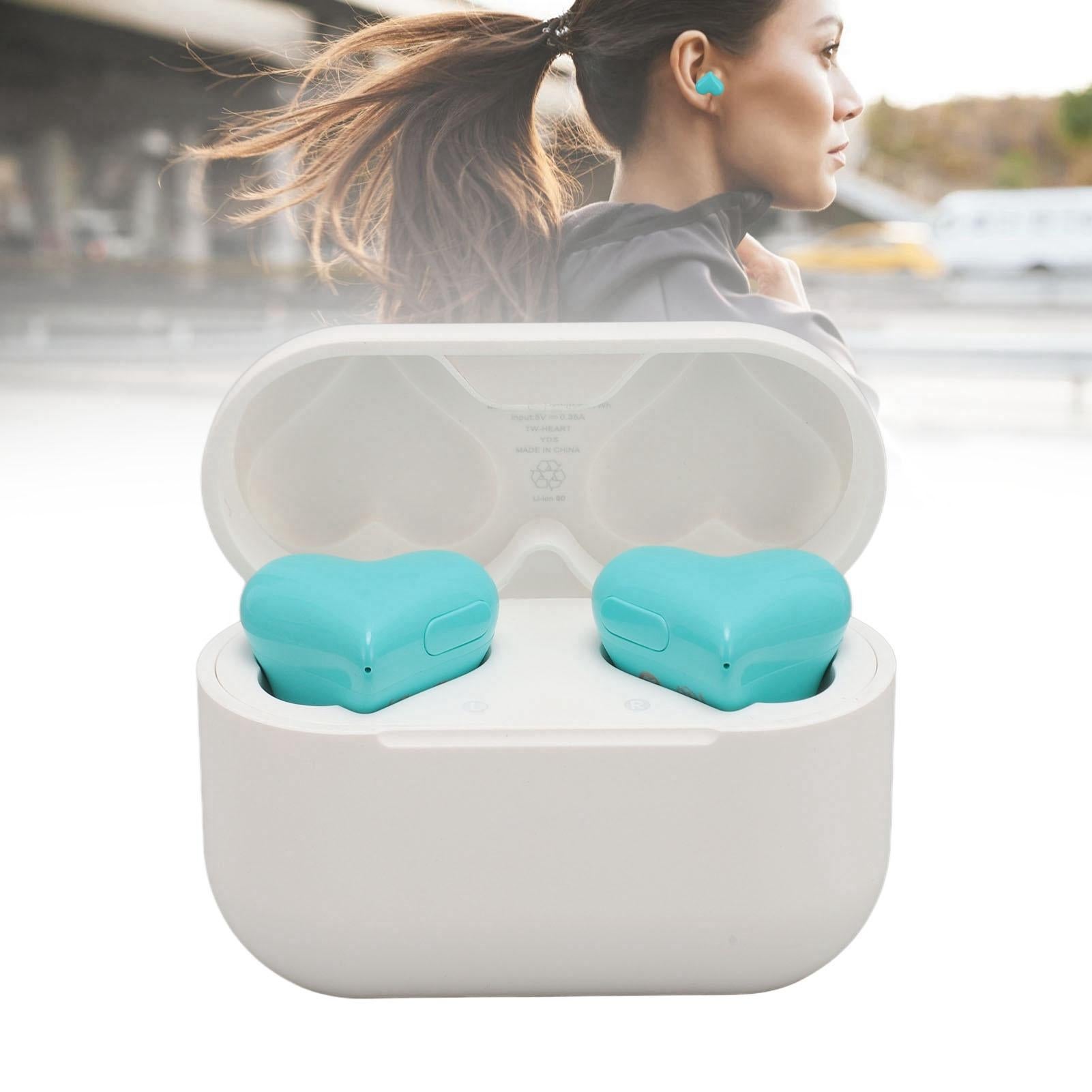Heart Shaped Earbuds Cute Wireless Bluetooth5.3 Headphones Lightweight Noise Reduction Earbuds for Music Call Video Game — image 5
