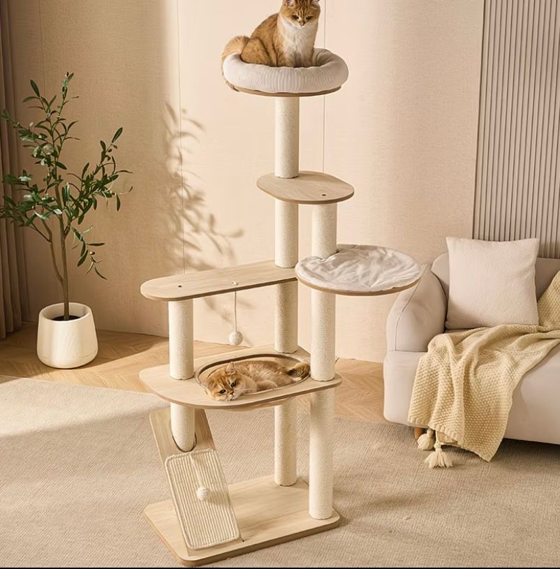 Nordic Grey Felt Cat Tree (Small Size) — image 4