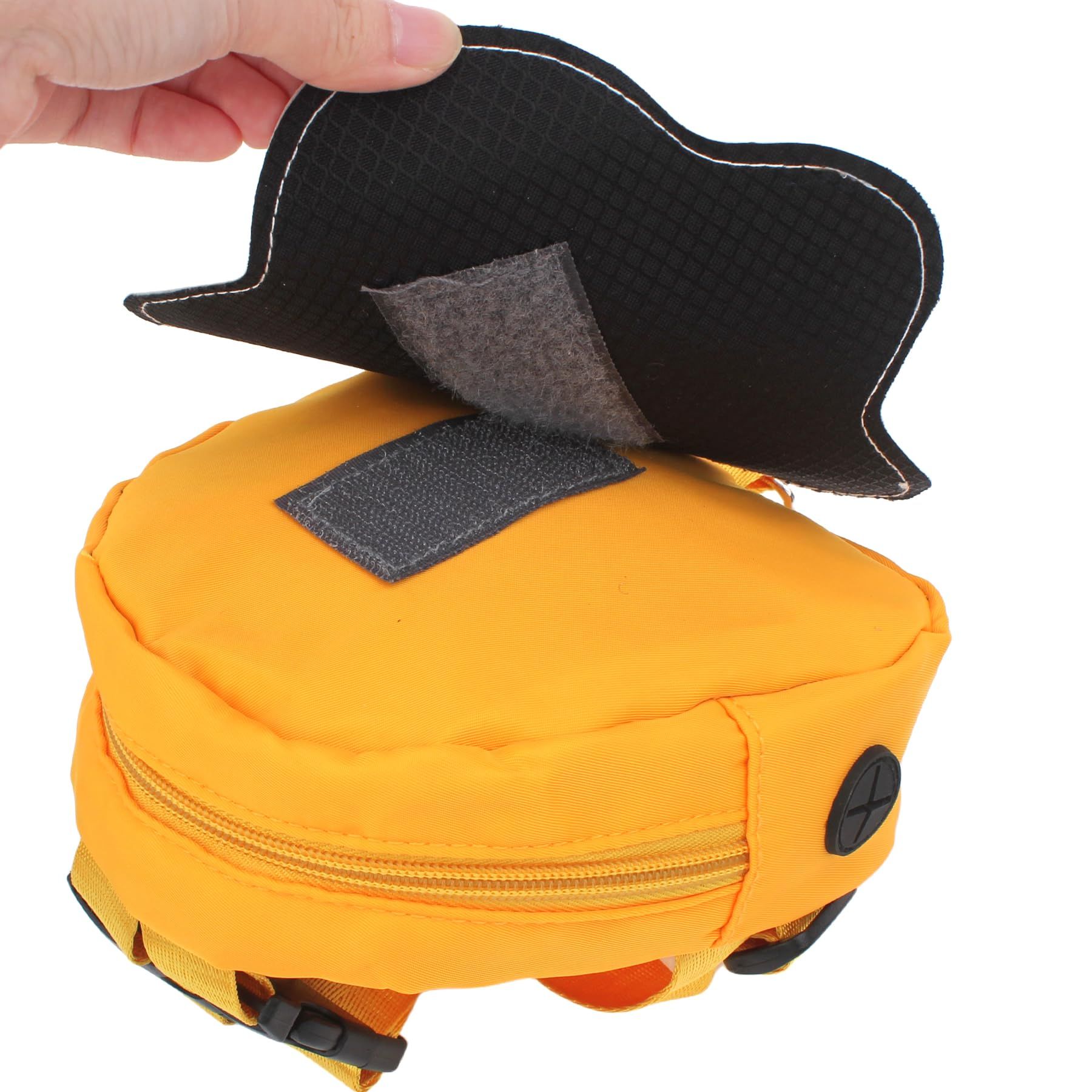 Puppy Self-Backpack with Strap Multifunctional Pet Treat Bag Dog Cat Christmas (Color: White Size: Chest 25-41cm) โ image 2