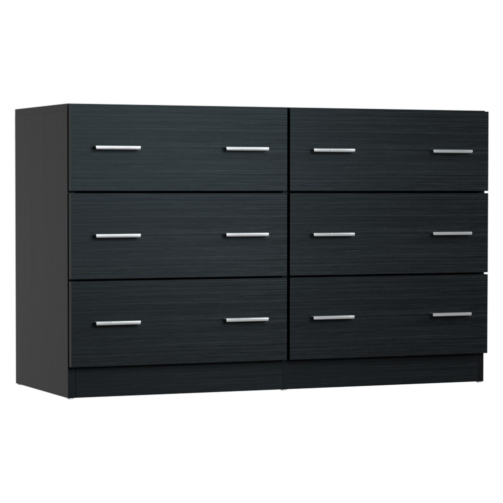 Artiss 6 Chest of Drawers - VEDA Black โ image 3