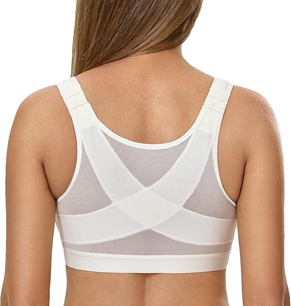 Women's Wireless Bra White Size XL 1 Piece â image 2