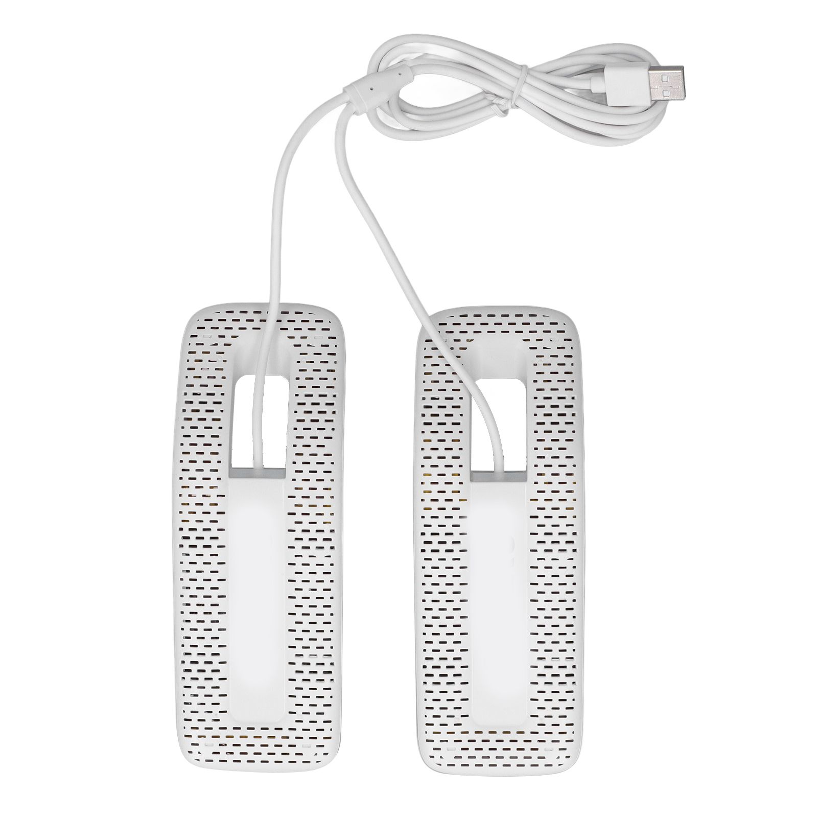 Shoe Deodorizer Dryer Portable USB Electric Shoes Dryer for Gloves Socks Jewelry Box White