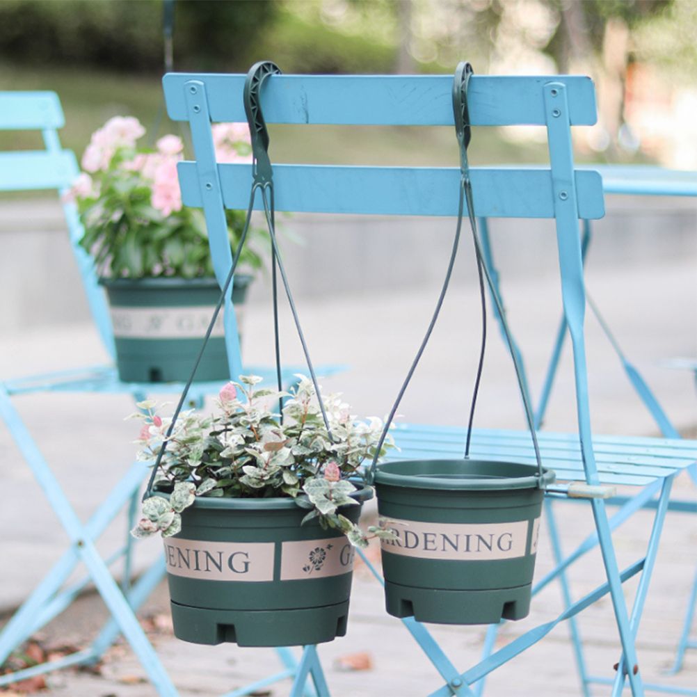 Garden Hanging Pot Plastic Hanging Flower Pot Plant Hanger with Hook โ image 2