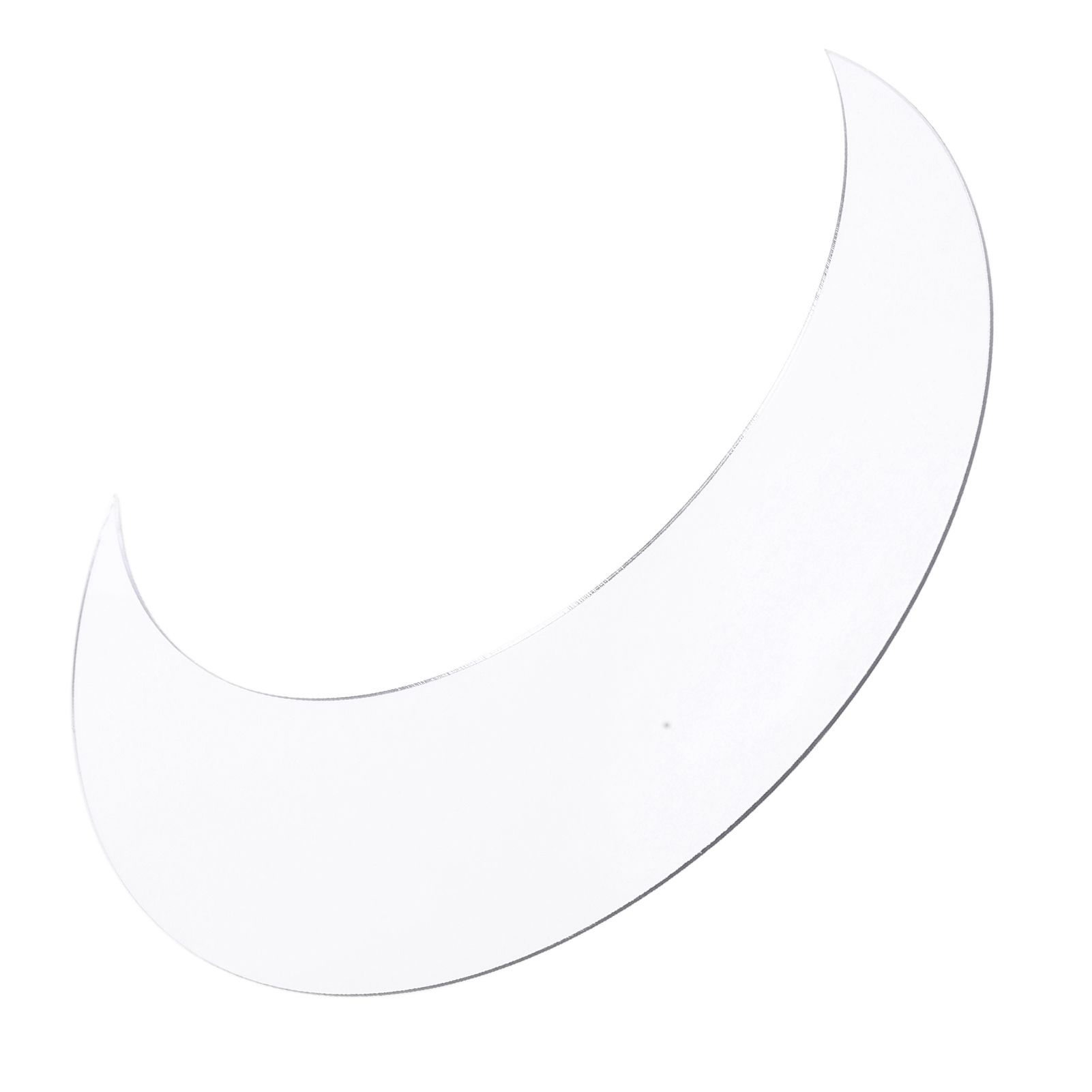Moon Shape Mirror Wall Sticker Acrylic Decorative Background Decal for Home Office CorridorSilver โ image 6