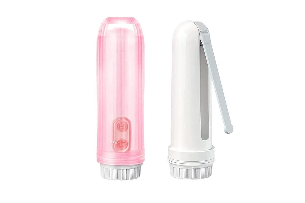 Portable Travel Electric Bidet Sprayer Handheld Personal Bidet Sprayer Mini Bidet Sprayer Toilet Hygiene -Pink — image 2