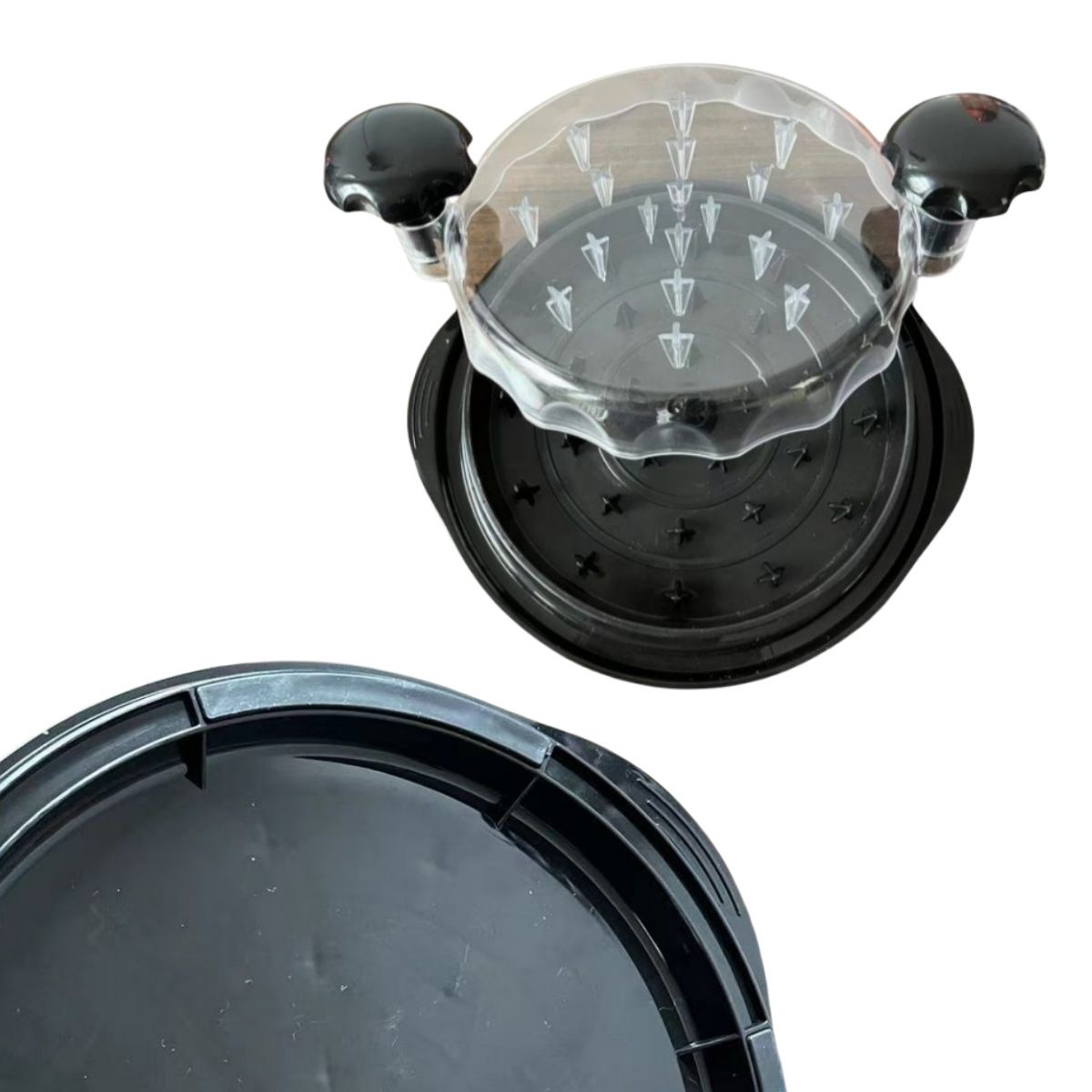 Chicken Shredder, Professional Chicken Breast Shredder Tool Twist, Transparent Lid, Ergonomic Handle, Meat Shredder — image 3