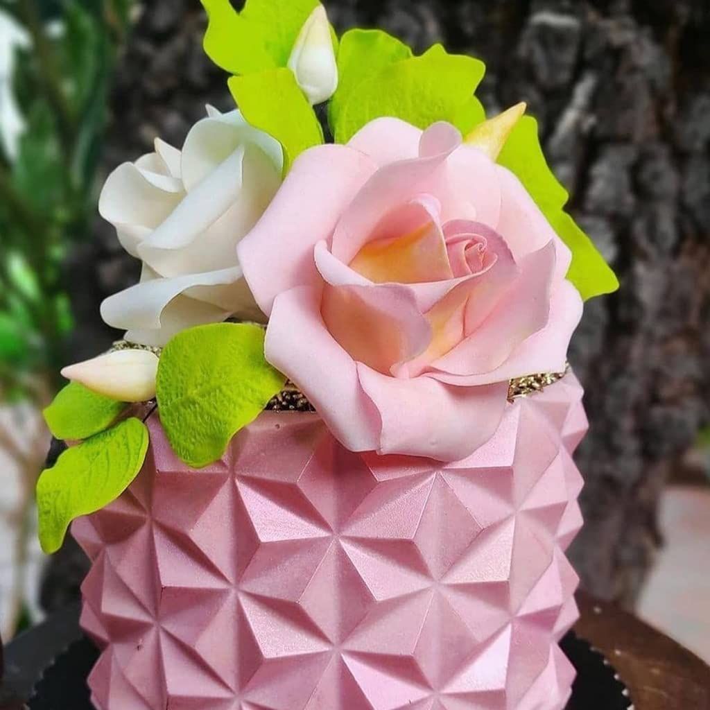 3D Chocolate Origami Mould Reusable Cake Mold Plastic Multi-use Cake Stencil Mold Tools Bakeware Cakes Border Stencils — image 5