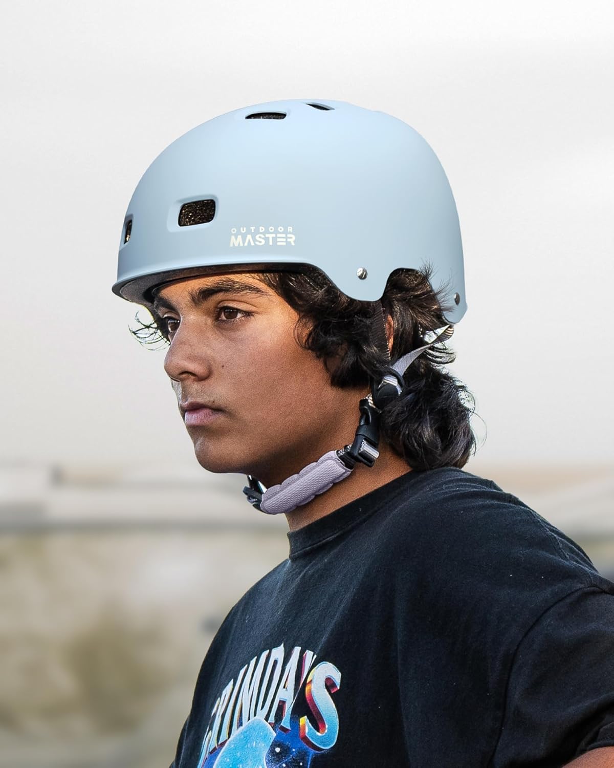 OutdoorMaster Skateboard Bike Helmet for Adults &Youth - Multi-Sport Certified Impact Resistant with 2 Removable Liners & Ventilation for Scooter — image 6