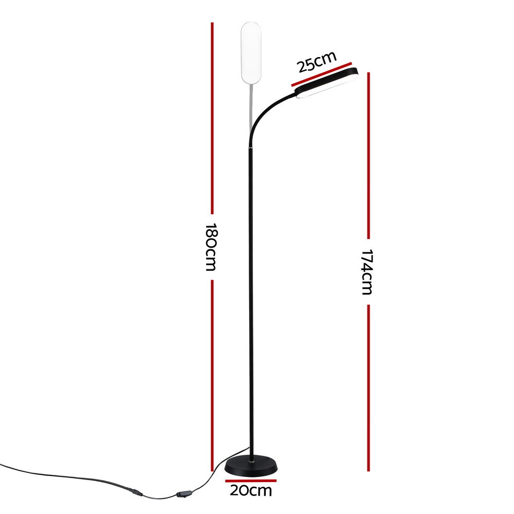 Artiss LED Floor Lamp with Remote Control & 4 Color Temperature Reading Living Room Bedroom Office โ image 2