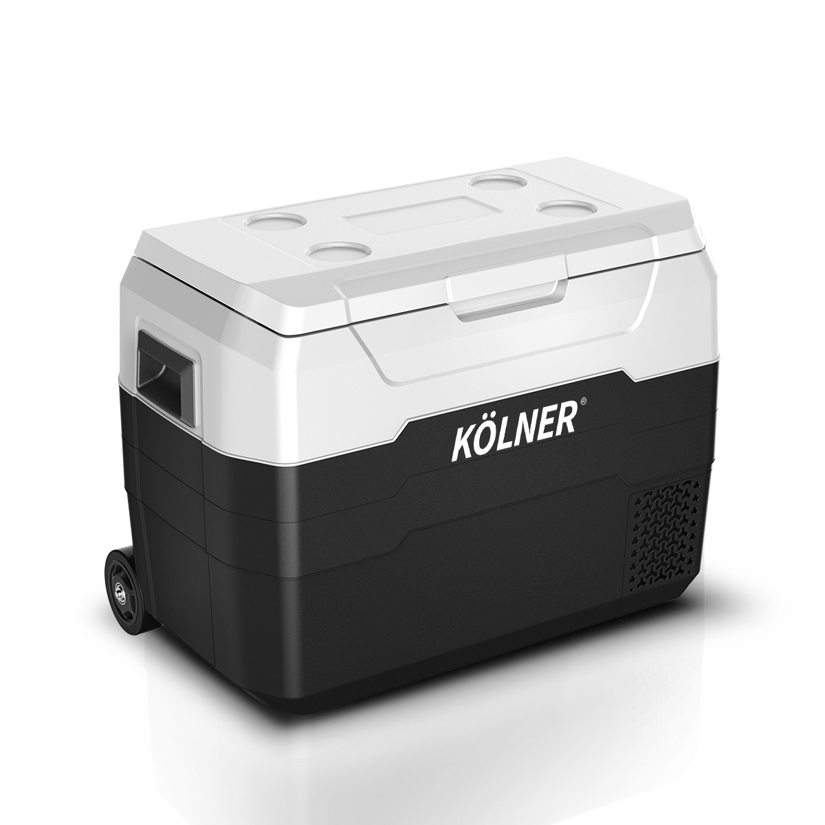 Kolner 40l Fridge Freezer Cooler 12/24/240v Camping Portable Esky Refrigerator With Trolley - Black โ image 5