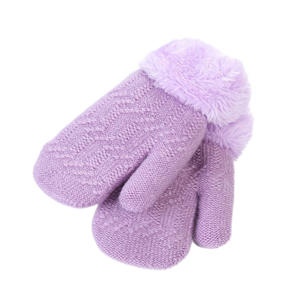 More velvet gloves for children, lovely thick full-finger gloves, gloves for babies and toddlers — image 2