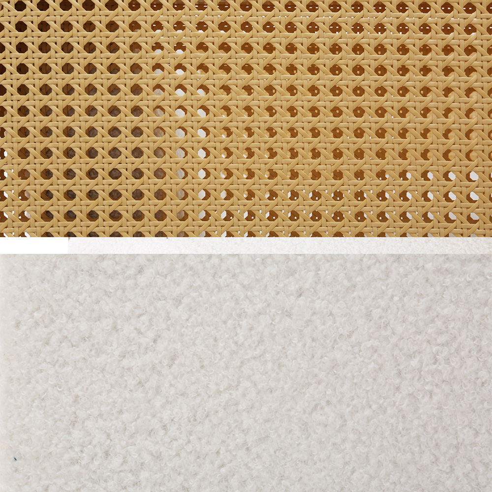 Artiss Armchair Rocking Chair Boucle Rattan White โ image 4