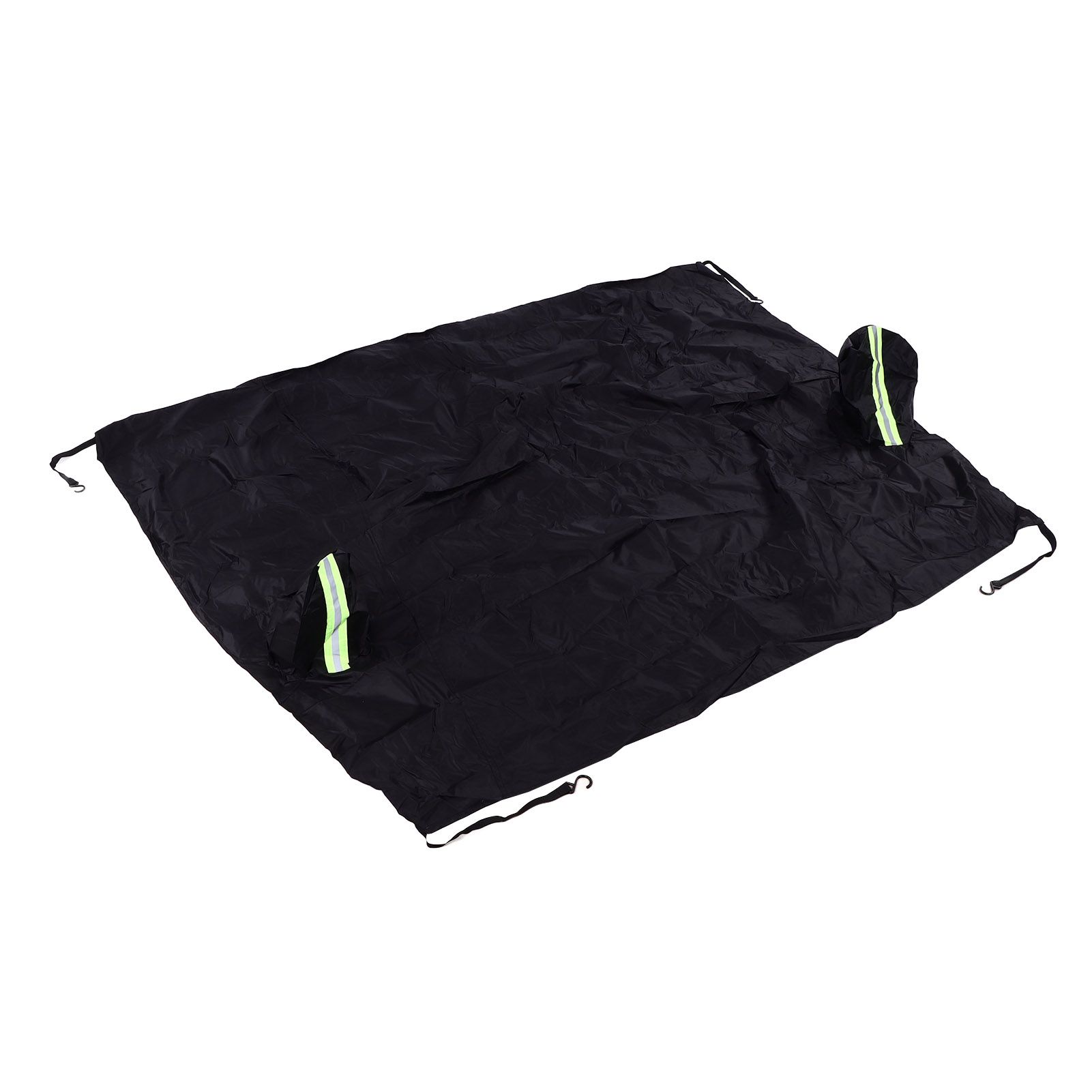 Windshield Cover Waterproof Snowproof Large Coverage Area Universal Windshield Protector with Reflective StripsBlack โ image 3