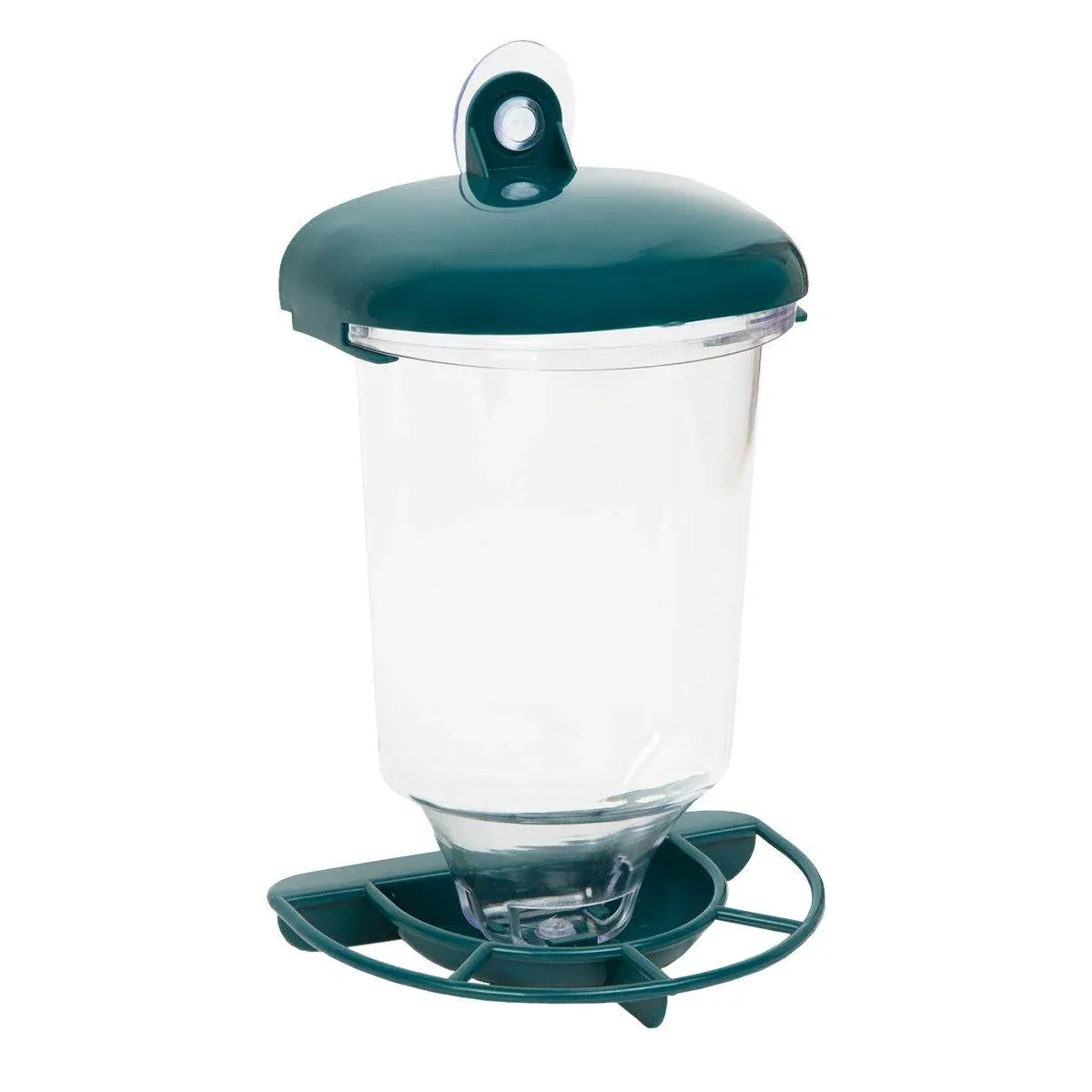 Clear Plastic Automatic Bird Feeder Suspended Suction Cup Feeder with Cover โ image 2