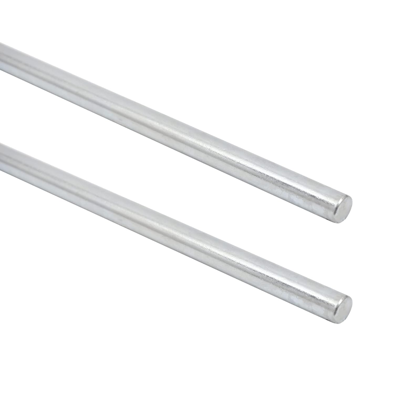 (2+4 Pack) 5/8" x 36" Zinc Plated Steel Rods and 5/8" Bore Solid Steel Shaft Collars, for Use as an Axle Shaft on Hand Trucks Dollies Wagons Wheelbarrows — image 2