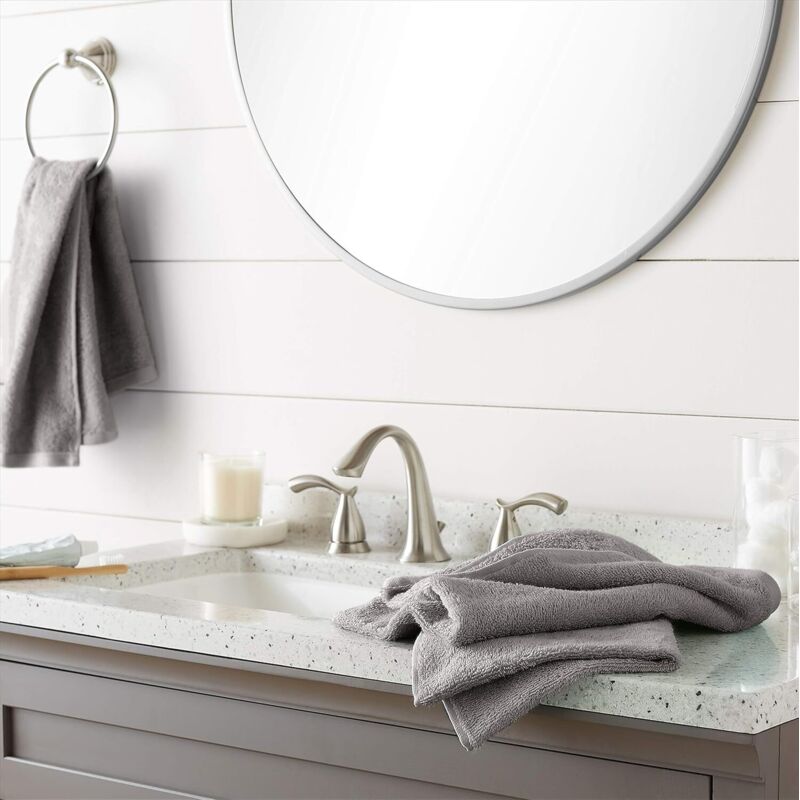 12 pcs Set Small Cotton Napkins, Grey — image 2