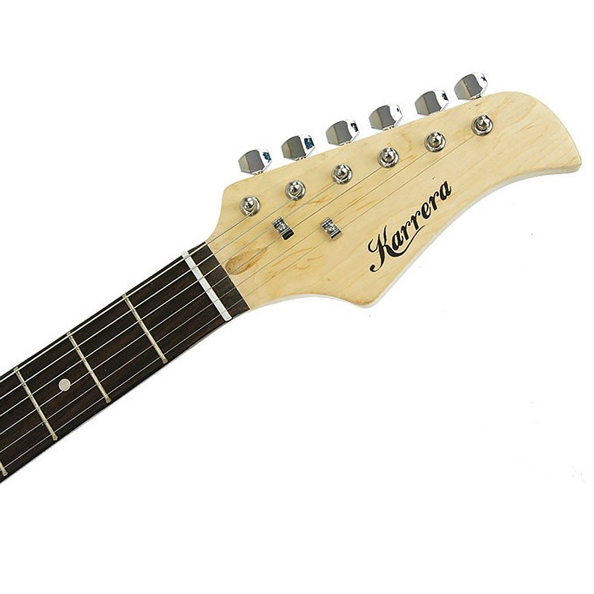 Karrera 39in Electric Guitar - Red — image 3