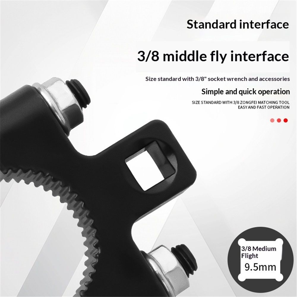 2 pack Inner Tie Rod Removal Tool, 3/8'' Universal Low Profile Tool and Inner Tie Rod Hex Wrench Repair Remover,Inner Tie Rod U-Wrench Repair Mechanic Tools โ image 5