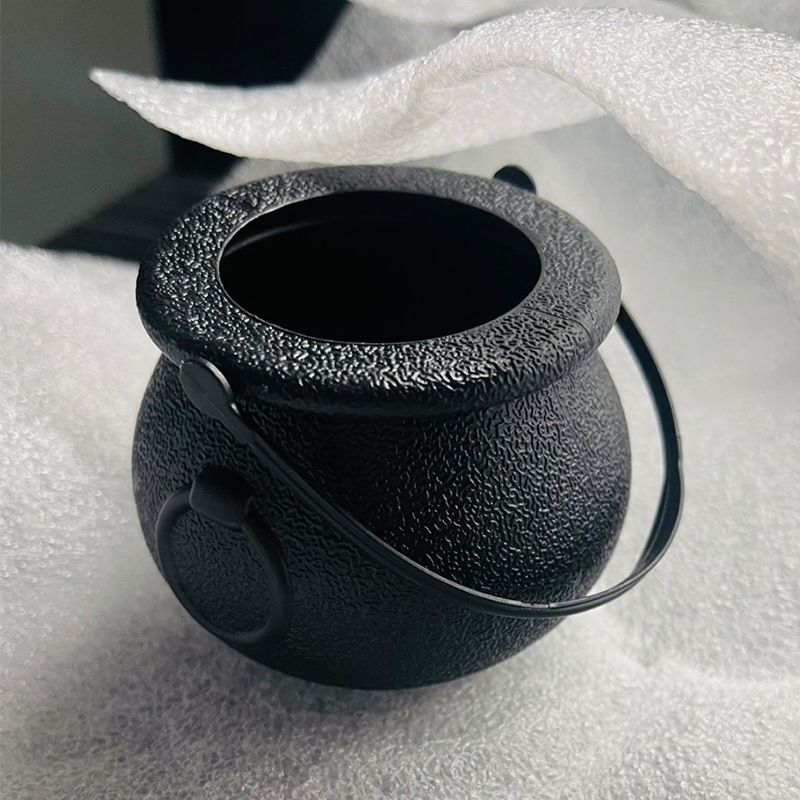 2 pcs Halloween Cauldron - Blow Mold Plastic Party Accessory - Candy Holder for Kids - Halloween Party Favors & Supplies โ image 3