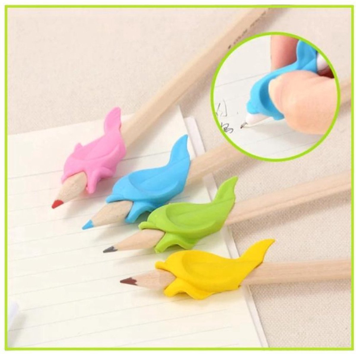 Pencil Grip | Drawing Aid | Pen Grip Aid | Various Colors | 3 Pieces โ image 3