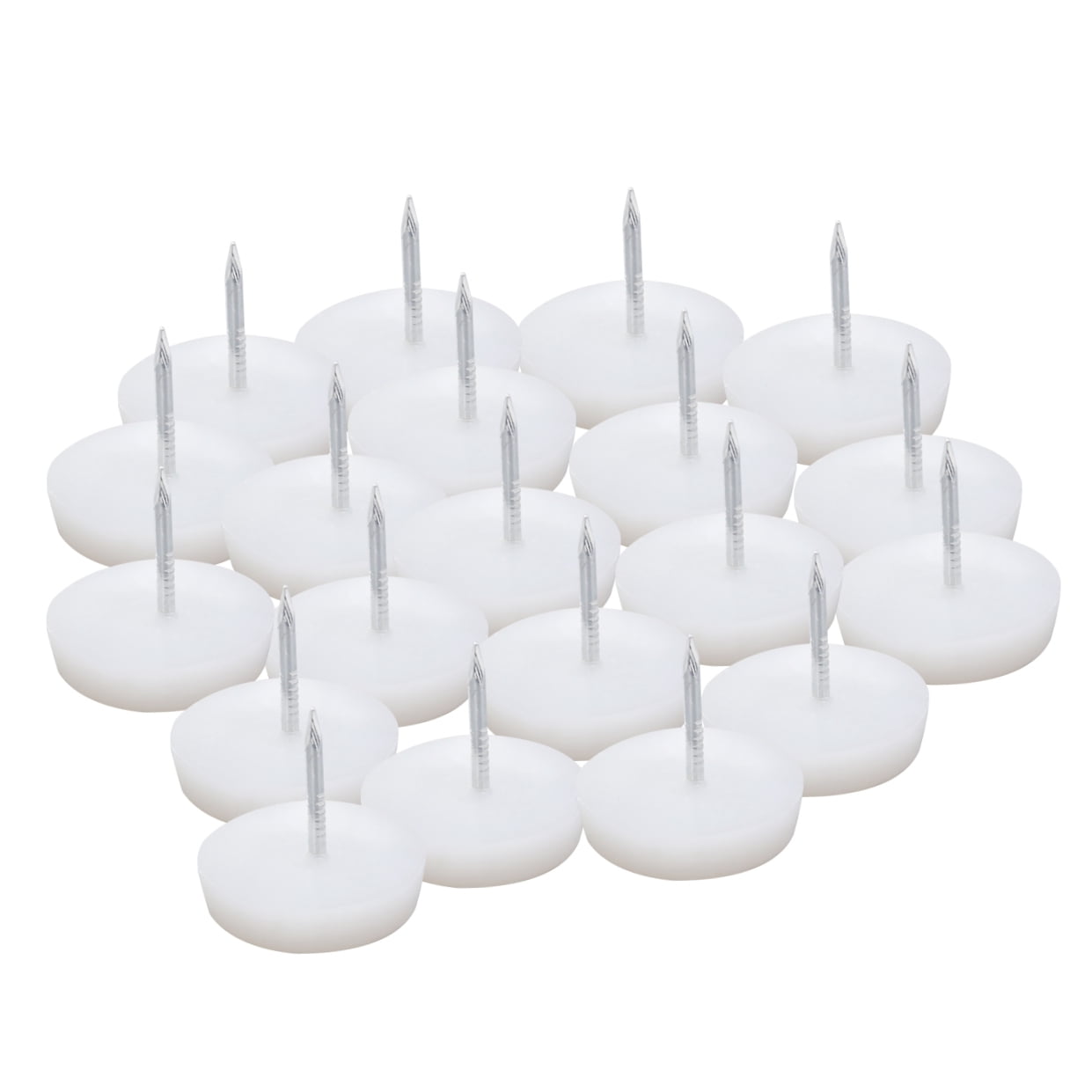 Worgeous 50PCS White Nylon Sofa Tacks Decorative Furniture Nails for Sofa Upholstery 6x22mm — image 5